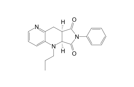 (5aS,8aR)-5-Propyl-7-phenyl-8a,9-dihydro-5H-pyrrolo[3,4-b]-1,5-naphthyridine-6,8(5aH,7H)-dione