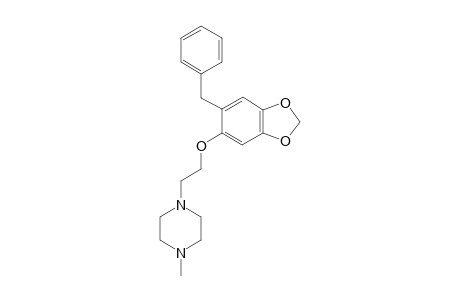 1-(2-((6-Benzylbenzo[d][1,3]dioxol-5-yl)oxy)ethyl)-4-methylpiperazine