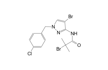 2-bromo-N-[4-bromo-1-(4-chlorobenzyl)-1H-pyrazol-3-yl]-2-methylpropanamide