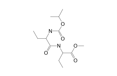 Ethylglycyl-ethylglycine, N-isopropyloxycarbonyl-, methyl ester (isomer 1)