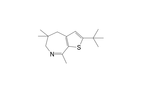 2-tert-Butyl-5,5,8-trimethyl-4,5-dihydro-6H-thieno[2,3-c]azepine