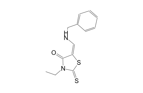 (5E)-5-[(benzylamino)methylene]-3-ethyl-2-thioxo-1,3-thiazolidin-4-one