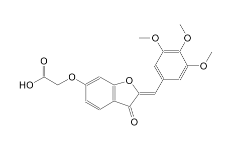 acetic acid, [[(2Z)-2,3-dihydro-3-oxo-2-[(3,4,5-trimethoxyphenyl)methylene]benzofuranyl]oxy]-