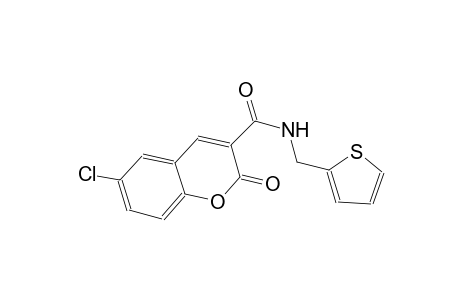 6-chloro-2-oxo-N-(2-thienylmethyl)-2H-chromene-3-carboxamide