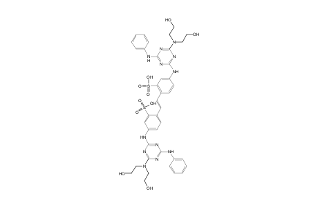 4,4'-BIS[(4-ANILINO-6-DIETHANOLAMINO-1,3,5-TRIAZIN-2-YL)AMINO]STILBENE-2,2'-DISULFONIC ACID