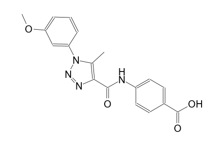 benzoic acid, 4-[[[1-(3-methoxyphenyl)-5-methyl-1H-1,2,3-triazol-4-yl]carbonyl]amino]-