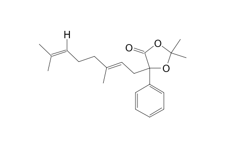 2,2-DIMETHYL-5-GERANYL-5-PHENYL-1,3-DIOXOLAN-4-ONE