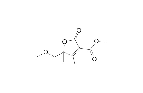2-keto-5-(methoxymethyl)-4,5-dimethyl-furan-3-carboxylic acid methyl ester