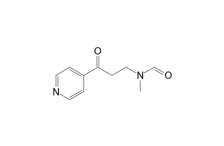 1-(.gamma.-pyridyl)-3-(N-formyl-N-methylamino)propan-1-one