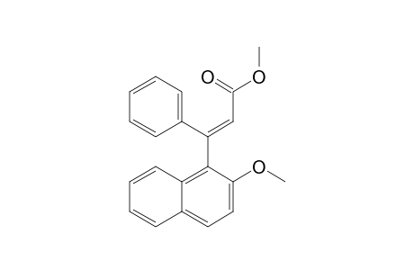 Methyl 3-(2-Methoxynaphthalen-1-yl)-3-phenylacrylate