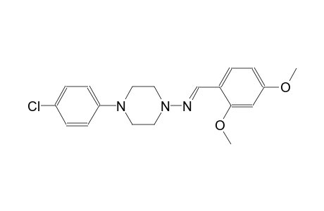 4-(4-chlorophenyl)-N-[(E)-(2,4-dimethoxyphenyl)methylidene]-1-piperazinamine