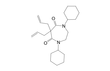 6,6-DIALLYL-1,4-DICYCLOHEXYLDIHYDRO-1H-1,4-DIAZEPINE-5,7(4H,6H)-DIONE