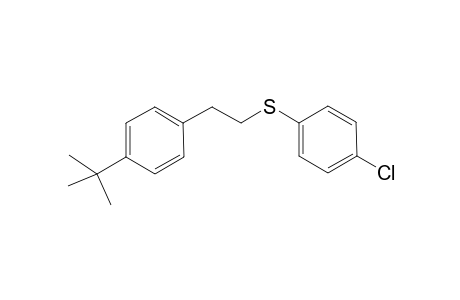 1-Tert-Butyl-4-{2-[(4-chlorophenyl)thio]ethyl}benzene