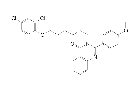 3-[6-(2,4-dichlorophenoxy)hexyl]-2-(4-methoxyphenyl)-4(3H)-quinazolinone