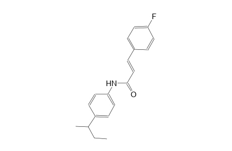(2E)-N-(4-sec-butylphenyl)-3-(4-fluorophenyl)-2-propenamide