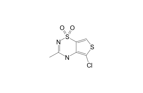 5-CHLORO-3-METHYL-4H-THIENO-[3,4-E]-1,2,4-THIADIAZINE-1,1-DIOXIDE