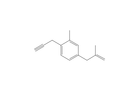Benzene, 2-methyl-4-(2-methyl-2-propenyl)-1-(2-propynyl)-