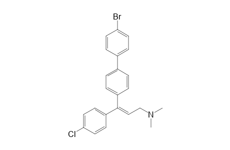3-(4'-Bromo-[1,1 '-biphenyl]-4-yl)-3-(4-chlorophenyl)-N,N-dimethyl-2-propen-l-amine