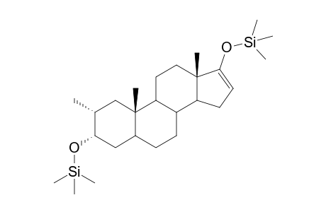2.alpha.-Methyl-5.alpha.-androstan-3.alpha.-ol-17-one 16-enol, O,O'-bis-TMS