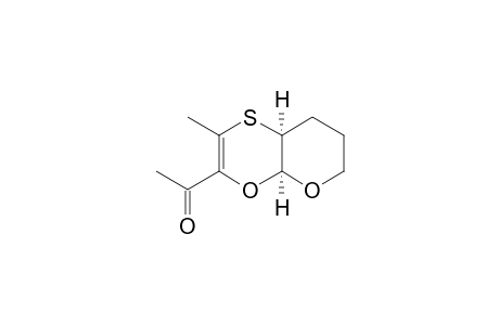 (4a.alpha.,8a.alpha.)-1-(2-Methyl-4a,5,6,8a-tetrahydro-7H-pyrano[2,3-b][1,4]oxathiin-3-yl)ethanone