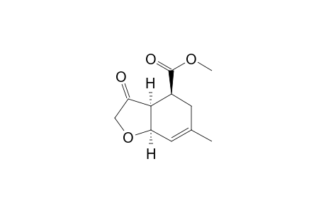 (3aS,4S,7aR)-6-Methyl-3-oxo-2,3,3a,4,5,7a-hexahydro-benzofuran-4-carboxylic acid methyl ester
