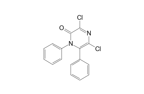3,5-bis(chloranyl)-1,6-diphenyl-pyrazin-2-one