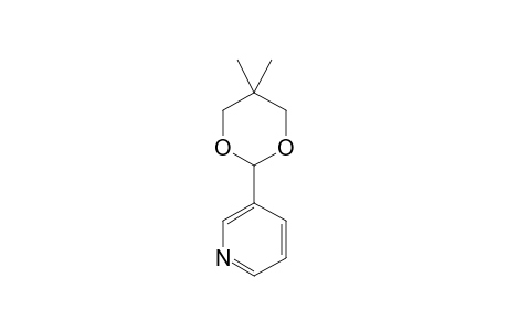 Pyridine, 3-(5,5-dimethyl-1,3-dioxan-2-yl)-