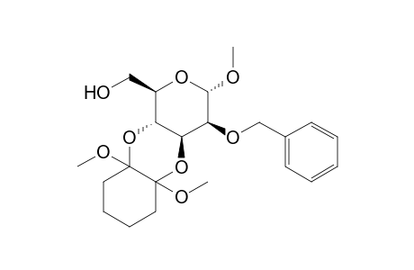 (1'S,2'S)-Methyl 2-O-benzoyl-3,4-O-(1',2'-dimethoxycyclohexane-1',2'-diyl)-.alpha.,D-mannopyranoside