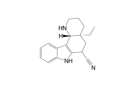 4a-Ethyl-2,3,4,4a,5,6,7,11-octahydro-1H-pyrido[3,2-c]carbazole-6.beta.-carbonitrile isomer