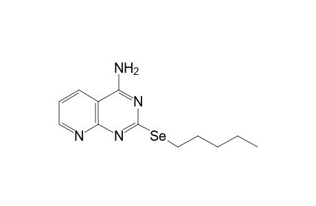 4-Amino-2-pentylselenopyrido[2,3-d]pyrimidine