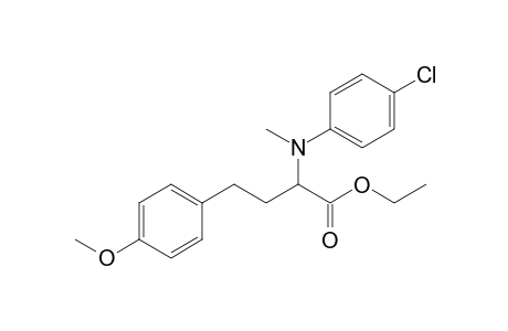 2-(4-Chloro-N-methyl-anilino)-4-(4-methoxyphenyl)butyric acid ethyl ester