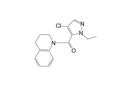 1-[(4-chloro-1-ethyl-1H-pyrazol-5-yl)carbonyl]-1,2,3,4-tetrahydroquinoline