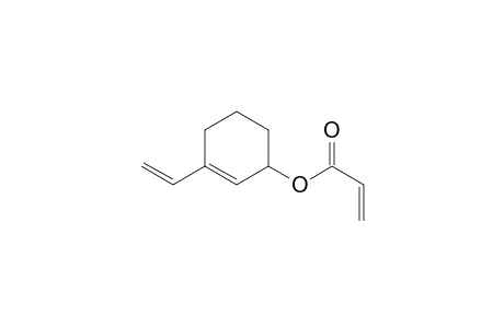 2-Propenoic acid, 3-ethenyl-2-cyclohexen-1-yl ester, (.+-.)-