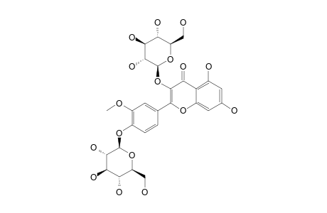 ISORHAMNETIN-3,4'-DI-O-BETA-D-GLUCOPYRANOSIDE