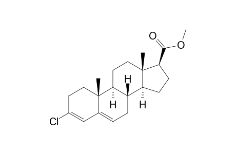 (8S,9S,10R,13S,14S,17S)-3-Chloro-10,13-dimethyl-2,7,8,9,10,11,12,13,14,15,16,17-dodecahydro-1H-cyclopenta[a]phenanthrene-17-carboxylic acid methyl ester