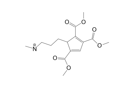 METHYL-[3-[2,4,5-TRI-(METHOXYCARBONYL)-CYCLOPENTADIENIDE]-PROPYL]-AMMONIUM