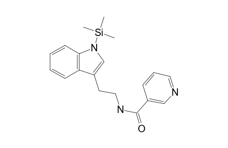 N-{2-[1-(Trimethylsilyl)-1H-indol-3-yl]ethyl}pyridine-3-carboxamide