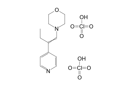 4-(2-(pyridin-4-yl)but-1-enyl)morpholine diperchlorate