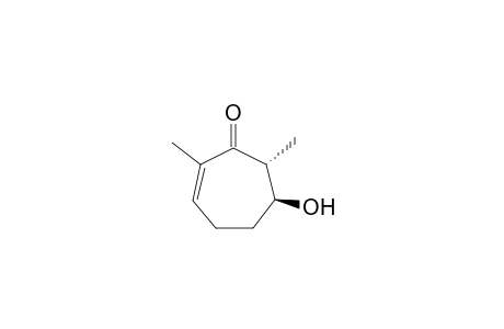 2,t-7-Dimethyl-r-6-hydroxycyclohept-2-enone