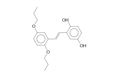 (E)-1-(2,5-dihydroxyphenyl)-2-(2,5-dipropoxyphenyl)ethene
