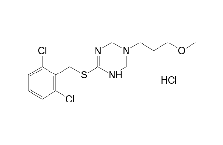 6-[(2,6-dichlorobenzyl)thio]-3-(3-methoxypropyl)-1,2,3,4-tetrahydro-s-triazine, monohydrochloride