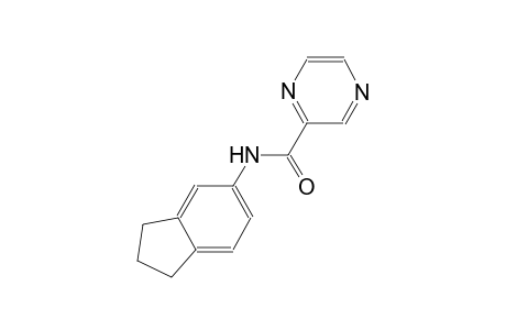 N-(2,3-dihydro-1H-inden-5-yl)-2-pyrazinecarboxamide