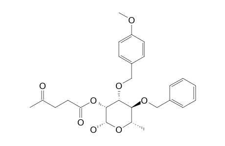 4-O-BENZYL-2-O-LEVULINOYL-3-O-PARA-METHOXYBENZYL-ALPHA-L-RHAMNOPYRANOSIDE