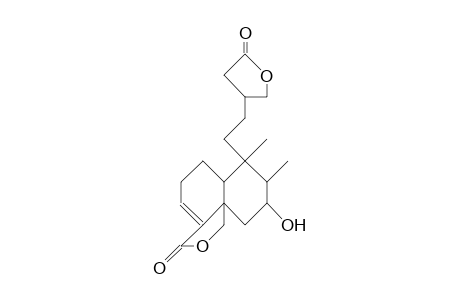 8b,9a-Carboxylatomethano-4b-(2-[4-oxa-cyclopent-2-onyl]ethyl)-3a,4a-dimethyl-trans-decalin-7-en-2a-ol