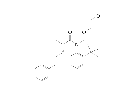 (Ra*,2S*)-N-(2-tert-Butylphenyl)-N-(2-methoxyethoxymethyl)-2-methyl-5-phenylpent-4-enamide