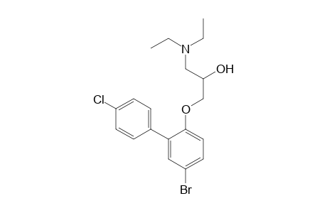(+/-)-1-(5-Bromo-4'-chlorobiphen-2-yloxy)-3-diethylaminopropan-2-ol