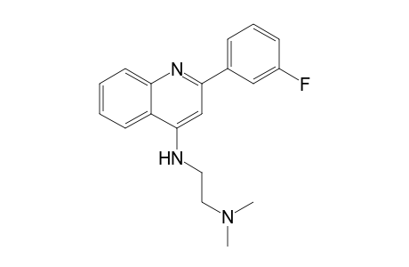 N-[2-(Dimethylamino)ethyl]-2-(3-fluorophenyl)quinolin-4-amine