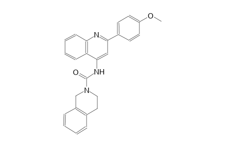 N-[2-(4-methoxyphenyl)-4-quinolinyl]-3,4-dihydro-2(1H)-isoquinolinecarboxamide