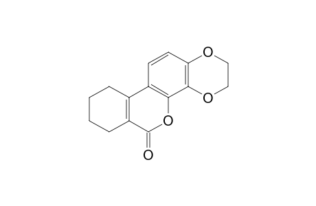 2,3,7,8,9,10-hexahydro-6H-[1,4]benzodioxino[5,6-c][2]benzopyran-6-one