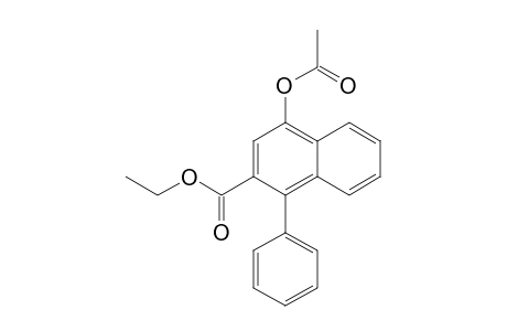 2-Naphthalenecarboxylic acid, 4-(acetyloxy)-1-phenyl-, ethyl ester